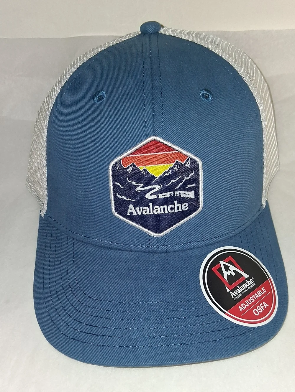AVALANCHE outdoors Hats (2) Mesh Baseball Trucker Hats NEW